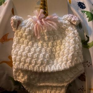 Newborn hat and diaper cover